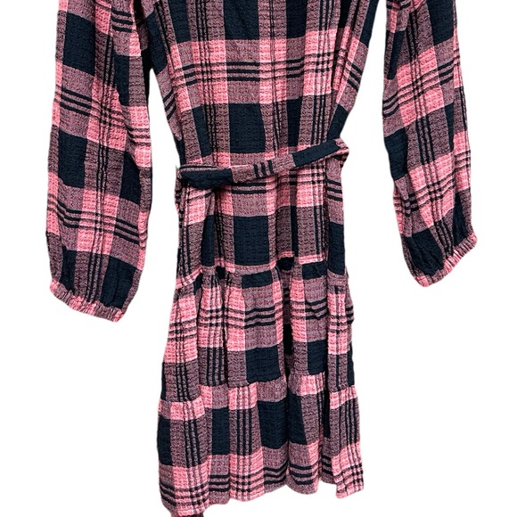 ANTHROPOLOGIE Cloth & Stone Daia Plaid Mini Dress S - Picture 9 of 11